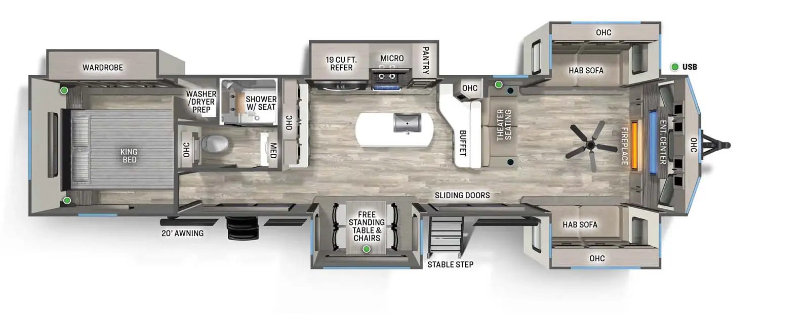 420FL Floorplan Image